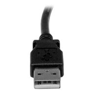 StarTech.com 2 m USB 2.0 A naar linkshoekige B-kabel M/M - thumbnail