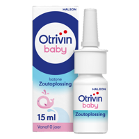 Otrivin Baby Zoutoplossing Neusspray bij een verstopte neus