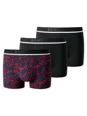 Schiesser - 3p Shorts - 95/5 - zwart, Maat:L