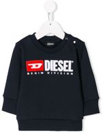 Diesel Kids sweat à logo imprimé - Bleu