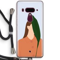 Leaf: HTC U12+ Transparant Hoesje met koord