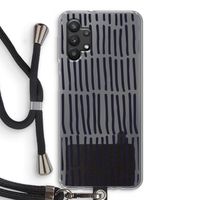 Moroccan stripes: Samsung Galaxy A32 5G Transparant Hoesje met koord