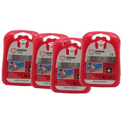 4x EHBO reiskit / eerste hulp verbanddoos