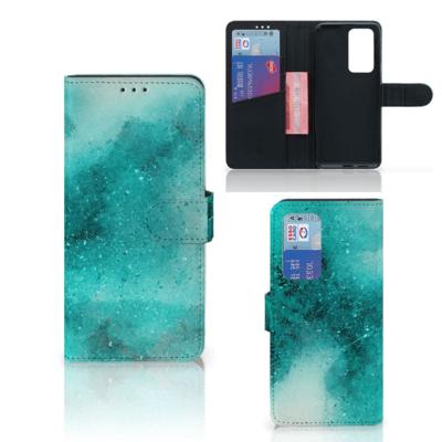 Hoesje Huawei P40 Pro Painting Blue