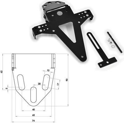 PROGRESS LINE Nummerbordhouder license plate carriers un type5 sw verst