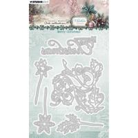 Studio Light • jenine's mindful art christmas blush cutting die merry christmas