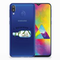 Samsung Galaxy M20 (Power) Telefoonhoesje met Naam Boho Bottle