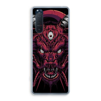 Hell Hound and Serpents: Sony Xperia 5 II Transparant Hoesje