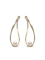 Yoko London boucles d'oreilles en or 18ct ornées de perles - thumbnail