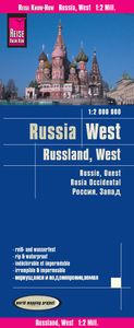 Wegenkaart - landkaart Russland west - West-Rusland | Reise Know-How Verlag