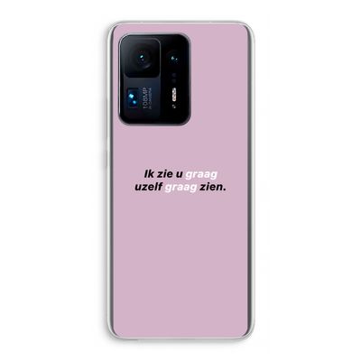 uzelf graag zien: Xiaomi Mi Mix 4 Transparant Hoesje