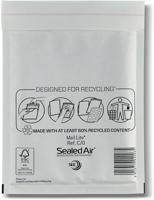 Mail Lite luchtkussenenveloppen, wit, C/0, 150 x 210 mm, doos van 200 stuks