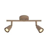Lucide TIANA - Wandspot / Wandlamp - 2xGU10 - Taupe | Essential