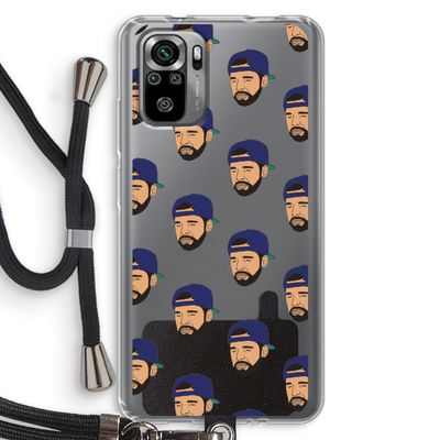 Drake Away: Xiaomi Redmi Note 10S Transparant Hoesje met koord