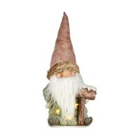 Decoratieve figuren Licht Elf 21 x 58 x 27 cm Roze Bruin Wit Groen Hars