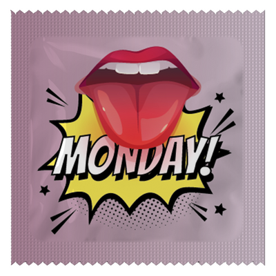 Condoom Anoniem Grappige Condooms Met De 7 Dagen Van De Week Week days (GB)
