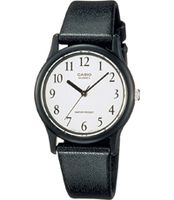 Horlogeband Casio 70603234 / LQ-124-1B Kunststof/Plastic Zwart 15mm