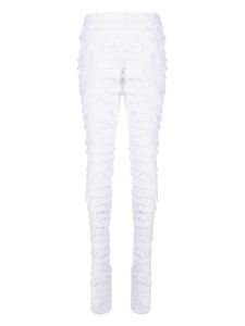 Comme Des Garçons legging à superposition - Blanc