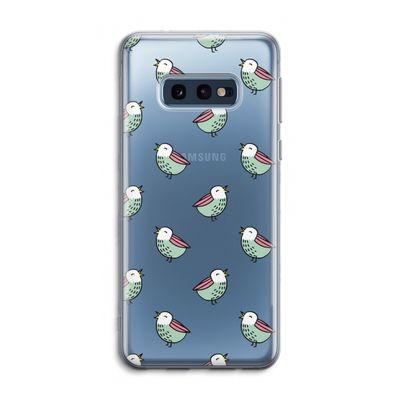Vogeltjes: Samsung Galaxy S10e Transparant Hoesje