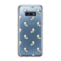 Vogeltjes: Samsung Galaxy S10e Transparant Hoesje