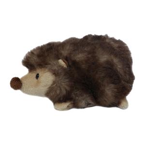 Pia Toys Knuffeldier Egel - zachte pluche stof - bruin - kwaliteit knuffels - 15 cm   -