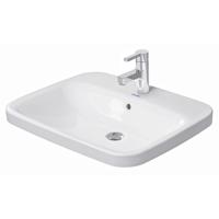 Duravit DuraStyle inbouwwastafel met overloop met kraangat 61.5x49.5cm wit 0374620000