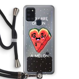 One In A Melon: Samsung Galaxy A21s Transparant Hoesje met koord