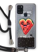 One In A Melon: Samsung Galaxy A21s Transparant Hoesje met koord