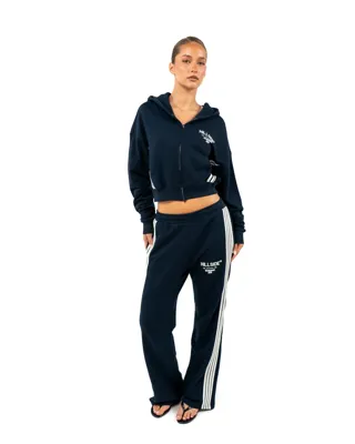 Hillside Stripe Trainingspak Dames Donkerblauw - Maat M - Kleur: Donkerblauw | Soccerfanshop