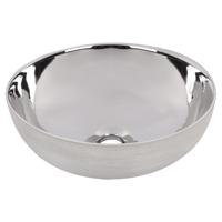 Differnz Shine waskom keramiek | grijs/zilver | Ø 40 x 13.5 cm