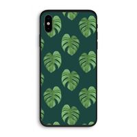 Monstera leaves: iPhone X Biologisch afbreekbaar hoesje