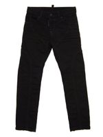 DSQUARED2 KIDS jean à coupe droite en coton - Noir