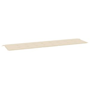 vidaXL Tuinbankkussen 200x50x3 cm oxford stof beige