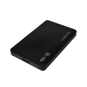 LogiLink UA0256 behuizing voor opslagstations HDD-behuizing Zwart 2.5"