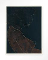 Urban Cotton Wandkleed 'Cococure' 110 x 145cm in Floating Frame - off white