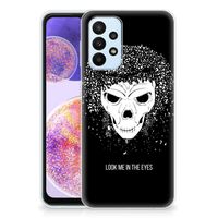 Silicone Back Case Samsung Galaxy A23 Skull Hair