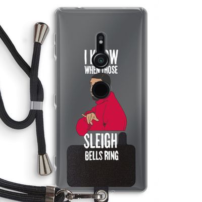 Sleigh Bells Ring: Sony Xperia XZ2 Transparant Hoesje met koord