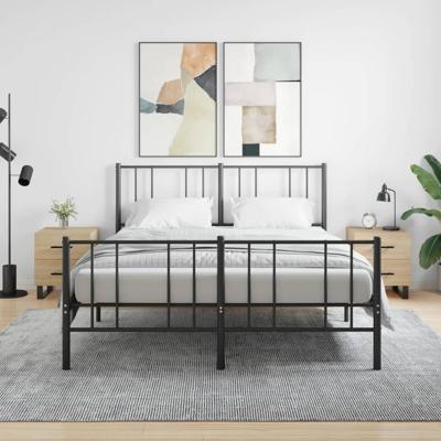 Nachtkastjes 2 st 40x35x47,5 cm bewerkt hout sonoma eikenkleur