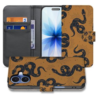 Slangenontwerp Hoesje Voor iPhone 17 | Book Case
