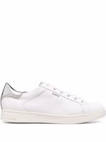 Geox baskets à effet métallisé - Blanc