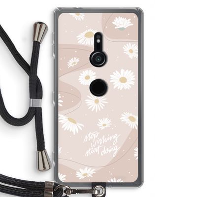 Daydreaming becomes reality: Sony Xperia XZ2 Transparant Hoesje met koord