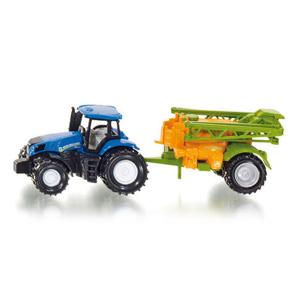 Siku 1668 tractor met veldspuit