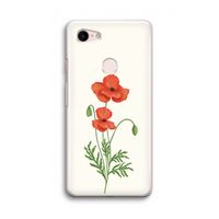Red poppy: Google Pixel 3 Transparant Hoesje
