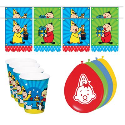 Bumba kinderfeestje versiering - verjaardag - vlaggetjes - bekers - ballonnen
