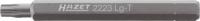 HAZET Bit 2223LG-T25 · 1/4 inch (6,3 mm) zeskant massief · Binnen-TORX®-profiel · SW T25