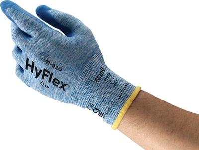 Ansell Handschoen | maat 8 blauw | EN 388 PSA-categorie II | nylon m.nitril | 12 paar - 11-920-8 11-920-8