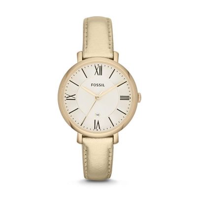 Horlogeband Fossil ES3437 Leder Doublé 14mm