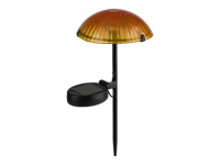 LIVARNO home Solar LED-paddenstoel (Oranje)