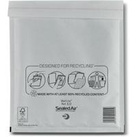 Mail Lite luchtkussenenveloppen, wit, E/2, 220 x 260 mm, doos van 200 stuks