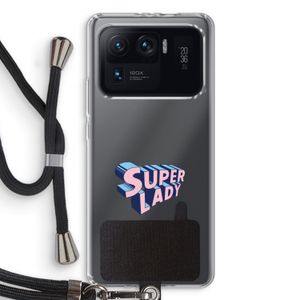 Superlady: Xiaomi Mi 11 Ultra Transparant Hoesje met koord